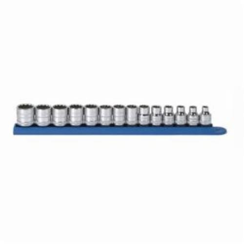 14PC STD METRIC SOCKET SET (12PT-3/8DR)