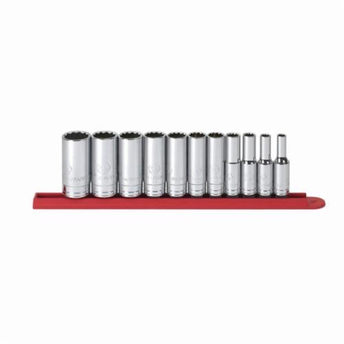 11PC DEEP SAE SOCKET SET (12PT-3/8DR)