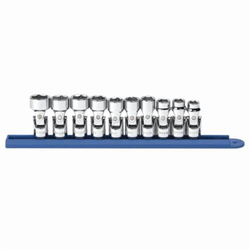 10PC FLEX METRIC SOCKET SET (6PT-3/8DR)