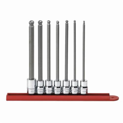 7PC LONG BALL END HEX BIT SAE SOCKET SET