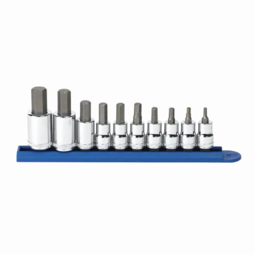 10PC HEX BIT METRIC SOCKET SET 3/8&1/2DR