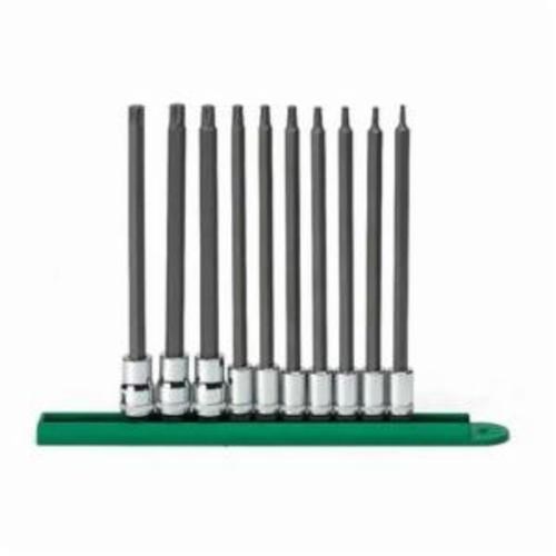 10PC LONG BIT SOCKET SET (1/4&3/8DR)