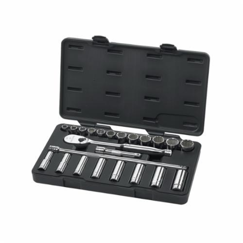 23PC STD&DP MECHANICS TOOL SET 6PT-1/2DR