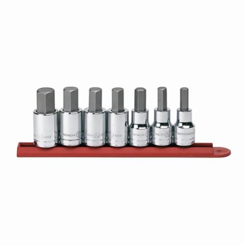 7PC HEX BIT SAE SOCKET SET (1/2DR)