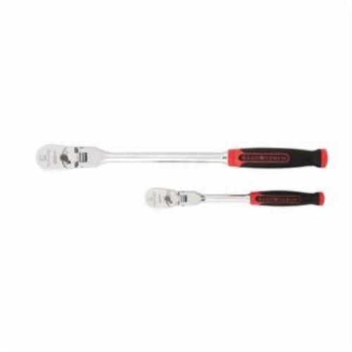 2PC DUAL MAT FLEX HEAD TEARDROP RATCHET