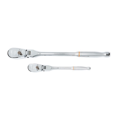 2PC 90T FLEX HEAD TEARDROP RATCHET SET