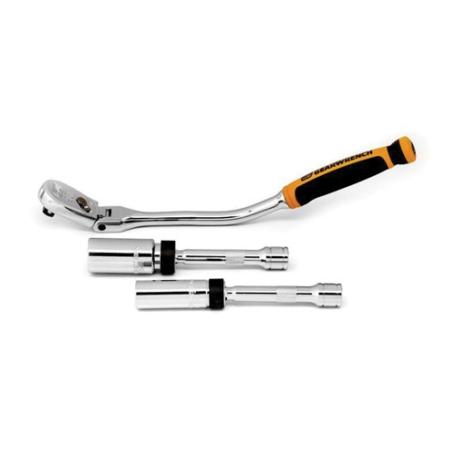 3PC 90T SPARK PLUG RATCHET SET (3/8DR)