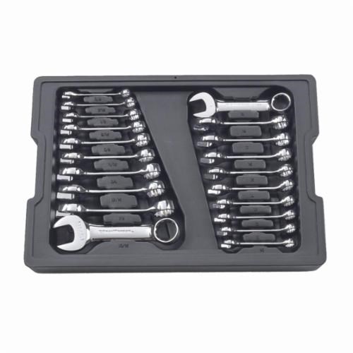 20PC STUBBY COMB SAE/MM WRENCH SET 12PT