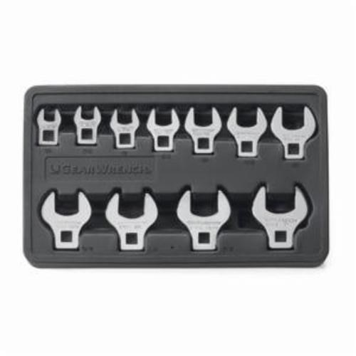 11PC CROWFOOT SAE WRENCH SET 3/8DR