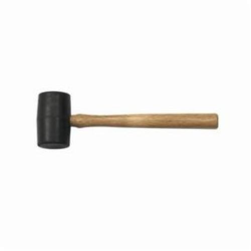 16OZ RUBBER MALLET W/HICKORY HANDLE