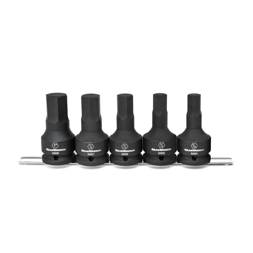 5PC HEX BIT IMPACT SOCKET SET (3/4DR)