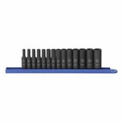 14 PC DEEP IMP MM SOCKET SET (6PT-1/4DR)