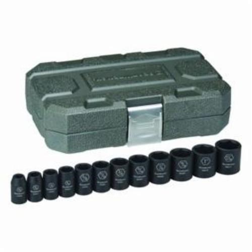 12PC STD IMP SAE SOCKET SET (6PT-1/2DR)