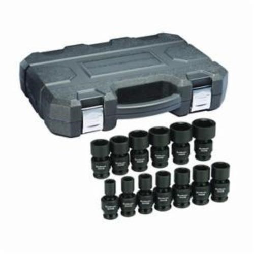 13PC UNIV IMP SAE SOCKET SET 6PT-1/2DR