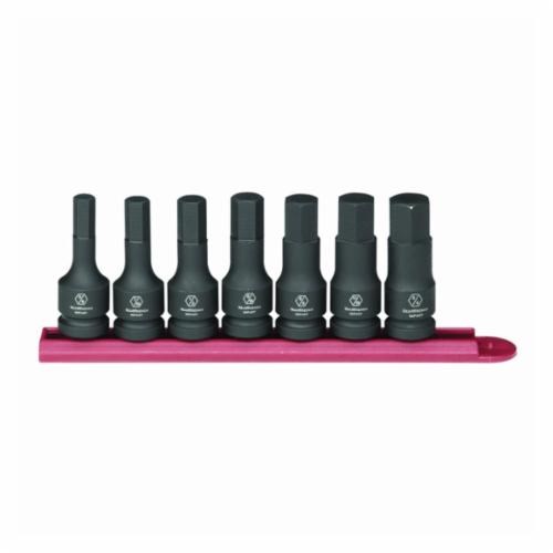 7PC HEX BIT IMPACT SAE SOCKET SET 1/2DR