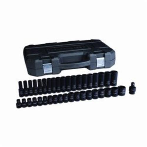 39PC STD&DP IMP MM SOCKET SET 6PT-1/2DR