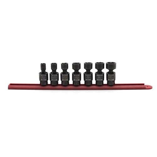 7PC PINLESS IMP SAE SOCKET SET (3/8DR)