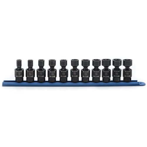 11PC UNIV IMP MM SOCKET SET (6PT-3/8DR)