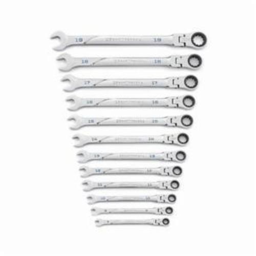 12PC WRENCH SET RATCH COMB FLEX 120XP MM