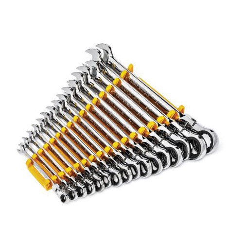 16PC 90T SET WR RAT FLEX COMB 12PT MM