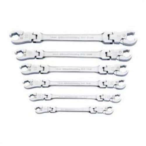 6PC SET WRENCH RATCHET FLEX FLR NUT MET