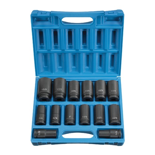 14PC DEEP IMPACT SOCKET SET (3/4DR)