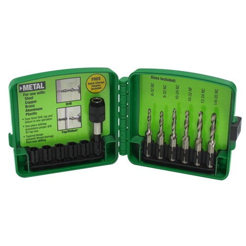 17620 6-32 TO 1/4-20 6PC TAPDRILL SET