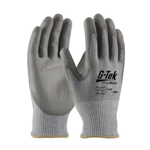 G-TEK POLYKOR P/U COATED GLOVE L