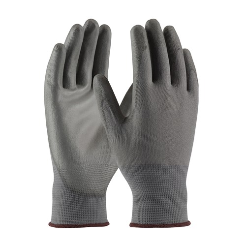 13G GREY POLYESTER PU COATED GLOVE XL