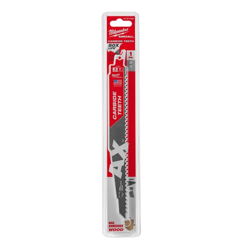 PK1 CARBIDE AX SAWZALL BLADE 9"-5T