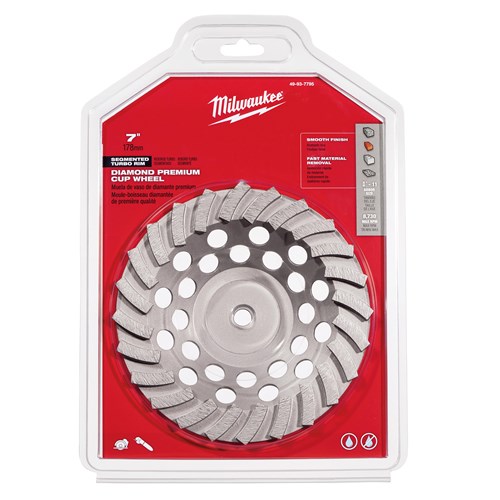 7" DIAMOND CUP WHEEL SEGMENTED-TURBO