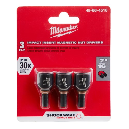 SHOCKWAVE 7/16 NUTDRIVER SET (3 PK)