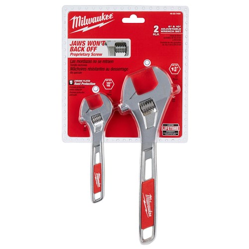 2PK 10" AND 6" ADJ WRENCH