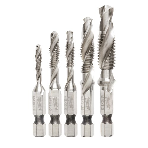 SHOCKWAVE 5PC METRIC IMP DRILL TAP SET