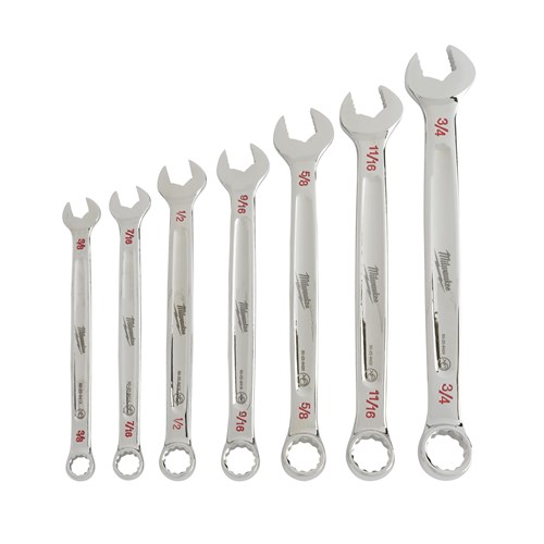 7PC COMBINATION WRENCH KIT SAE