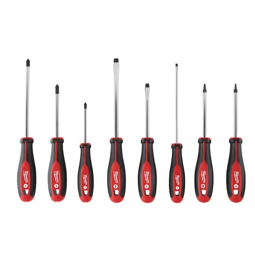 8PC SCREWDRIVER SET W SQ