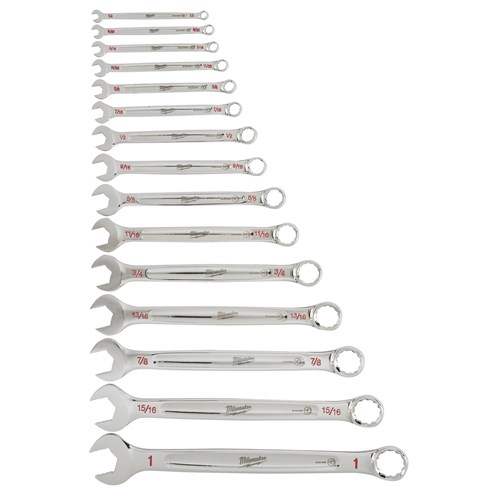 15PC COMBO WRENCH KIT  SAE