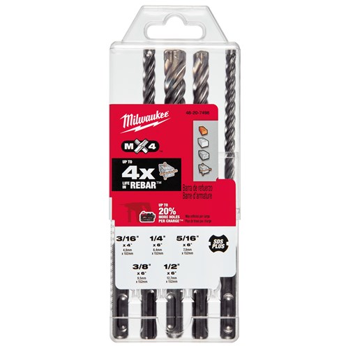 SDS-PLUS 4CT MX4 5PC KIT