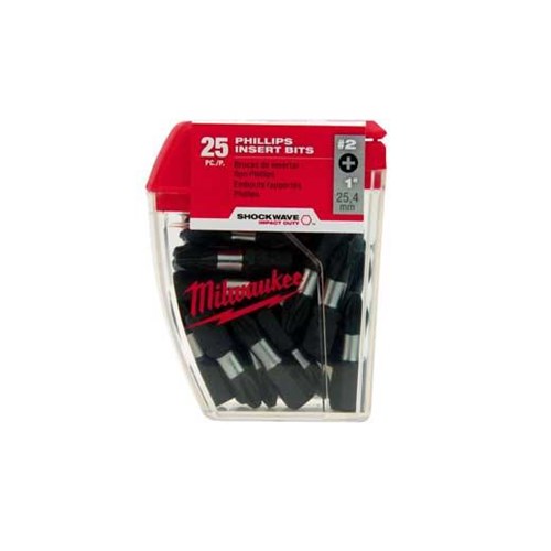 SHOCKWAVE 1" SQ #2 BIT 10PK