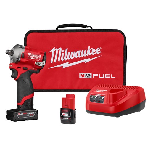 M12 FUEL STUBBY 1/2" IMPACT WRENCH KIT