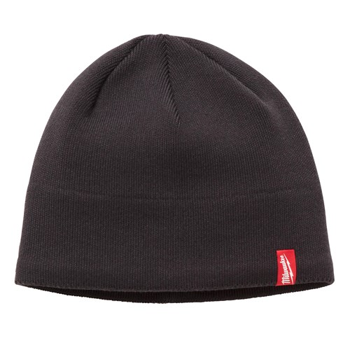 FLEECE LINED BEANIE - GRAY