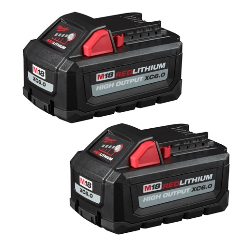 M18 XC 6.0 H/O RED LITHIUM BATTERY 2-PK