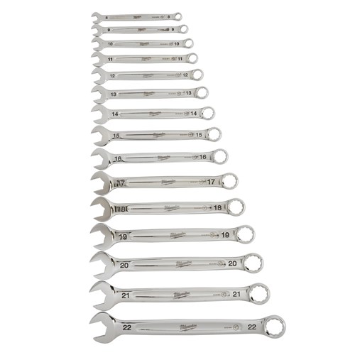 15PC COMBO WRENCH KIT  METRIC