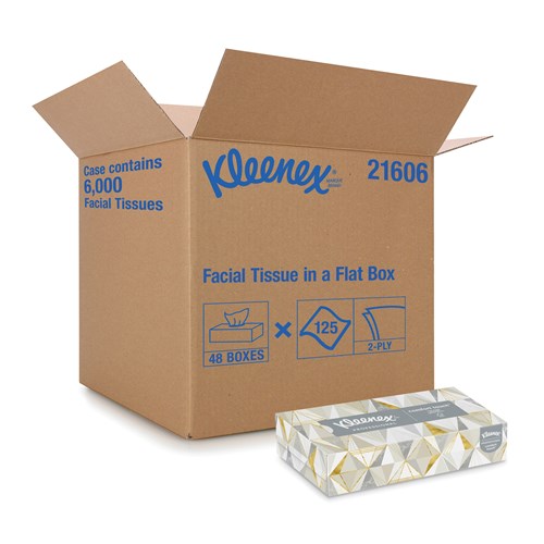 PK48 WHITE FACIAL TISSUE (CASE)