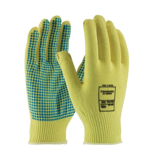 KEVLAR GLOVE DOTTED 1 SIDE L