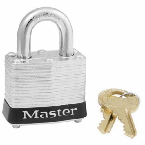 3KABLK BLACK PADLOCK KEYED TO 3432