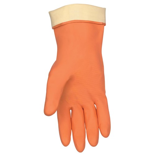 NEOPRENE/LATEX 28MIL ORANGE GLOVE LG