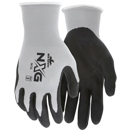 BLACK FOAM NITRILE GLOVE MED