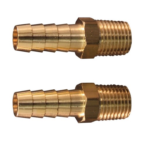 1/4NPT MALE X 3/8 HOSE BARB BRASS FTG