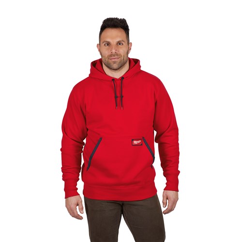 PULLOVER HOODIE SWEATSHIRT RED SM